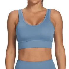 Merco Yoga Feel sportovní podprsenka modrá, XL