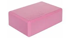 Merco Yoga Block kostka na jógu růžová, 7,5 cm