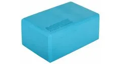Merco Yoga Block kostka na jógu modrá, 10 cm