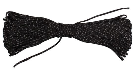 Merco Multipack 4ks 7Core polypropylenové lano 31 m, 4 mm, černá