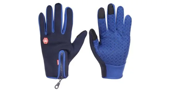 Merco Bike Touch sportovní rukavice modrá, S
