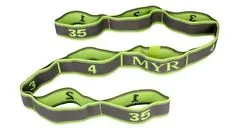 Merco Multipack 2ks Yoga 9 Cell strečinkový popruh zelená, 1 ks