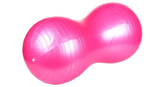 Merco Peanut Ball 45 gymnastický míč růžová, 1 ks