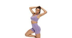 Merco Yoga Rate podprsenka na cvičení fialová, S