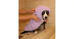 Merco Dry Large ručník pro psa fialová