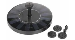 Merco Courtyard plovoucí solární fontána, černá