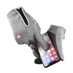 Merco Bike Touch sportovní rukavice šedá, XL