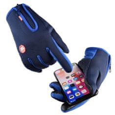Merco Bike Touch sportovní rukavice modrá, XL