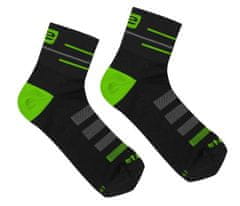 Etape Multipack 3ks SOX sportovní ponožky černá-zelená, XL