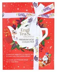 English Tea Shop Dárková kolekce Santa na saních BIO 12 pyramidek