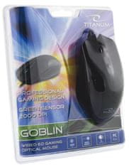 Titanum Herní myš Goblin TM106 2000 DPI černá/zelená