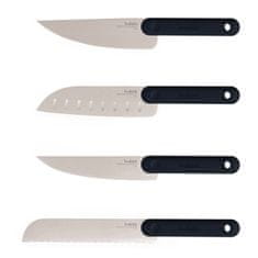 Trebonn Sada kuchyňských nožů černá 4 ks