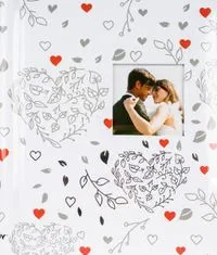 FANDY Fotoalbum samolepicí 22,5x28 cm 40 stran svatební Ido 1 bílé