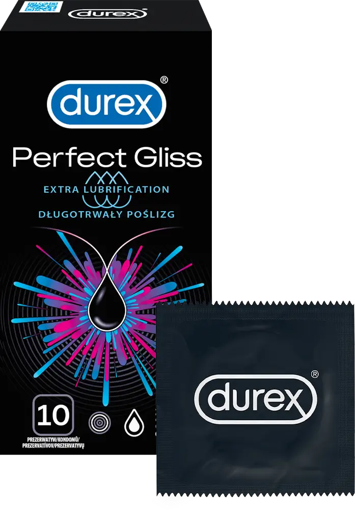 Levně Durex Perfect Gliss 10 ks