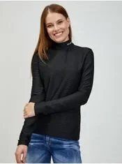 Karl Lagerfeld Černé dámské tričko s dlouhým rukávem KARL LAGERFELD M