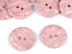 Kraftika 5ks růžová knoflík perleťový velikost 60"