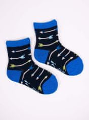 YOCLUB Chlapecké bavlněné ponožky Yoclub Patterns Colours 6-pack SKA-0117C-AA00-001 Multicolour 17-19
