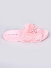 YOCLUB Yoclub Dámské sandály Slide OKL-0068K-0600 Pink 36