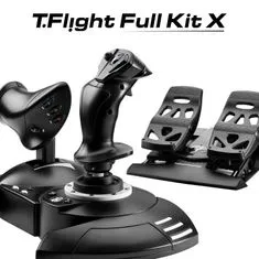 Diskus Thrustmaster T.Flight Full Kit X, pedálová sada TFRP RUDDER + Joystick Hotas pro Xbox seris X/S a PC