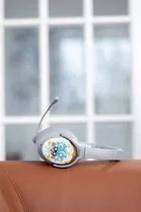 BuddyPhones Cosmos+ dětská bluetooth sluchátka s odnímatelným mikrofonem, světle šedá