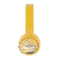 BuddyPhones POP Fun dětská bluetooth sluchátka s mikrofonem, žlutá