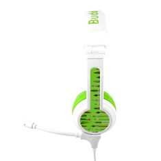 School+ dětská sluchátka s mikrofonem, zelená