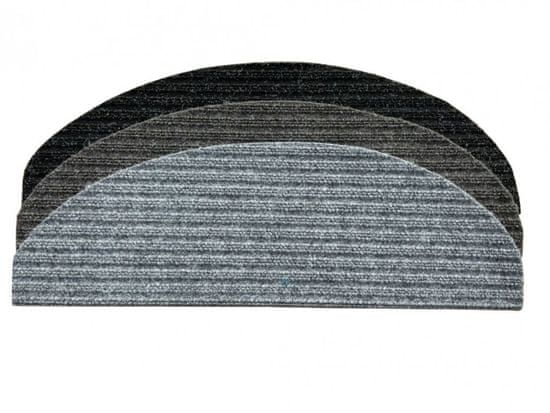 eoshop Nášlapy na schody Rio (obdélník a půlkruh) (Varianta: Rio šedý 24 x 65 cm půlkruh)