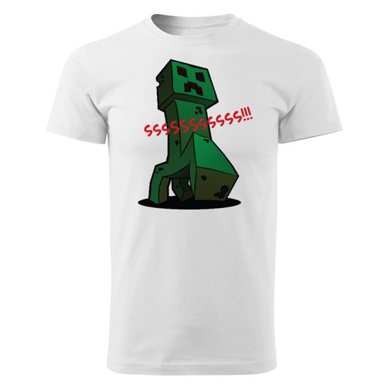 Grooters Dětské tričko Minecraft - Creeper Velikost: 110