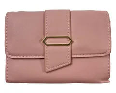 Dailyclothing Dámská peněženka s přezkou - světle růžová 549