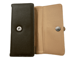 Dailyclothing Dámská peněženka s přezkou - hnědá D7326