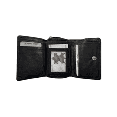 Dailyclothing Dámská kožená peněženka - černá 405