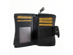 Dailyclothing Dámská kožená peněženka - černá SN08