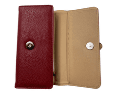 Dailyclothing Dámská peněženka s přezkou - červená D7326