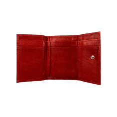 Dailyclothing Dámská kožená peněženka - červená 449