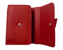 Dailyclothing Dámská peněženka s přezkou - červená 549