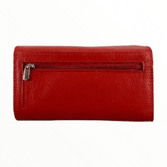 Dailyclothing Dámská kožená peněženka - červená SN04