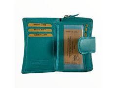 Dailyclothing Dámská kožená peněženka - modrá SN08