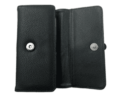 Dailyclothing Dámská peněženka s přezkou - černá D7326