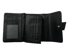 Dailyclothing Dámská peněženka s přezkou - černá 549