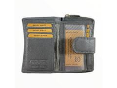 Dailyclothing Dámská kožená peněženka - šedá SN08