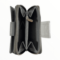 Dailyclothing Dámská kožená peněženka - šedá SN08