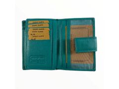 Dailyclothing Dámská kožená peněženka - modrá SN07