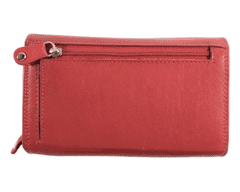 Dailyclothing Dámská kožená peněženka červená 2240