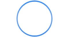 Merco Multipack 4ks HP kruh překážkový modrá 50 cm