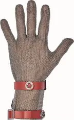 Protiporézne ocelové rukavice Bátmetall 171320 s chráničem předloktí, délka manžety 7,5 cm