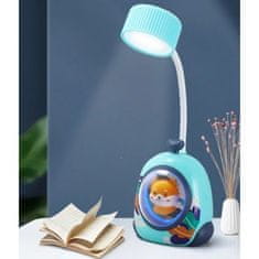 eCa LAMW01 Dětská lampa se zvířátkem světle modrá