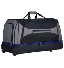 AZURE Cestovní taška na kolečkách SIROCCO T-7554/30" - černá/šedá/modrá
