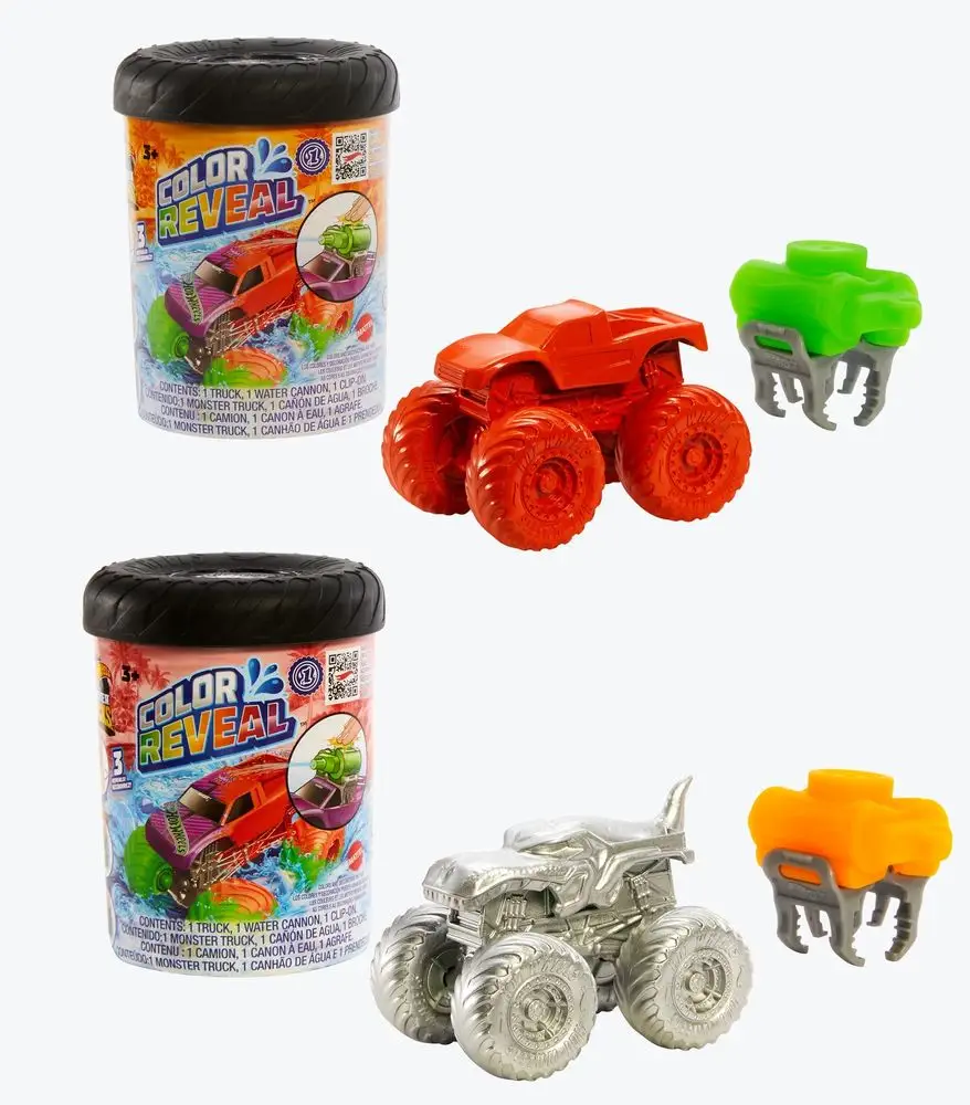 Levně Hot Wheels Monster Trucks Color Reveal 2 ks HJH53
