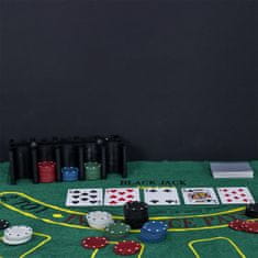 Northix Pokerový set s 200 žetony 