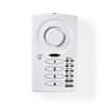 ALRMD30WT dveřní / okenní alarm s magnetickým snímačem, klávesnice, 3 režimy alarmu